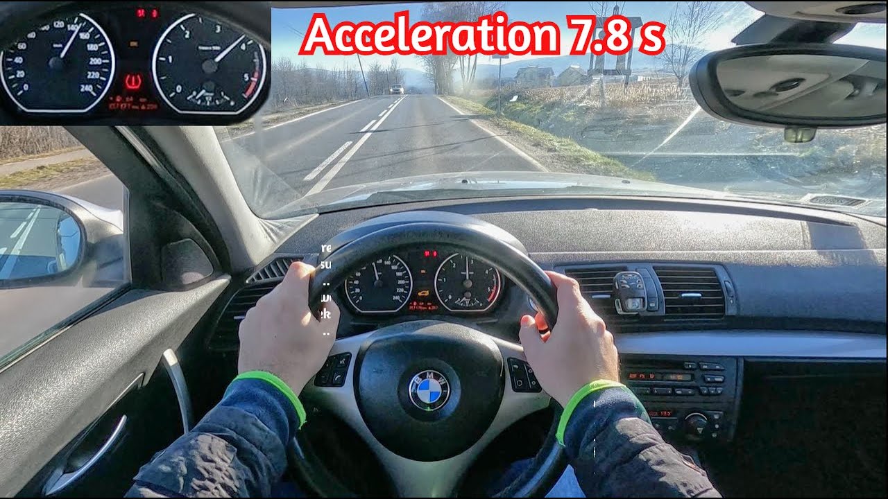 BMW 120d Hatchback /163 HP/ POV Test Drive #63