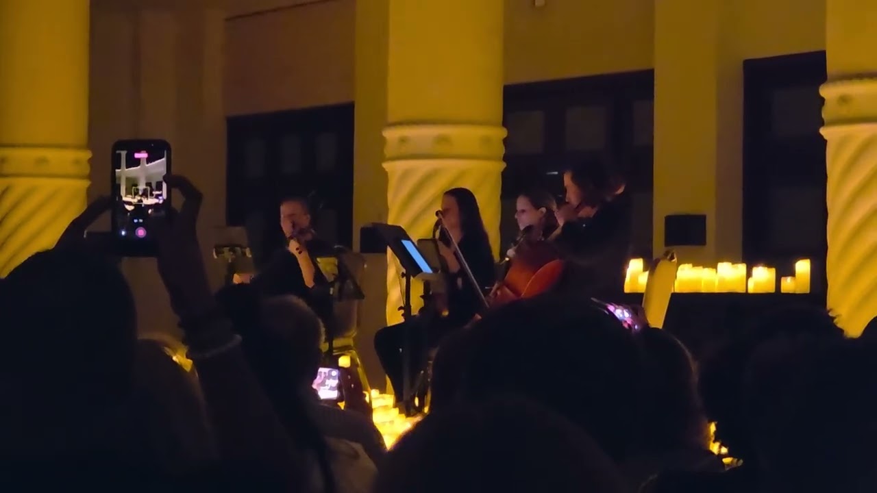 Over Valentine's Day candlelit violin concert, and celebrated 22 years of marriage.   💕🌹🎉💗😊