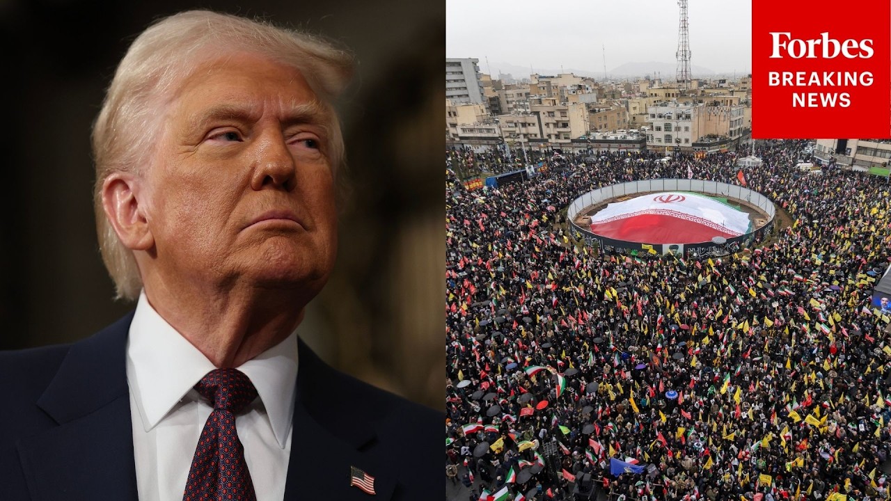 Трамп объясняет, почему народ Ирана не восстал против своего правительства на фоне продолжающейся...
