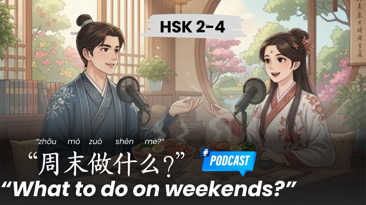 HSK 2-4 l What do you like to do on weekends? l 周末你喜欢做什么？ l Chinese Podcast