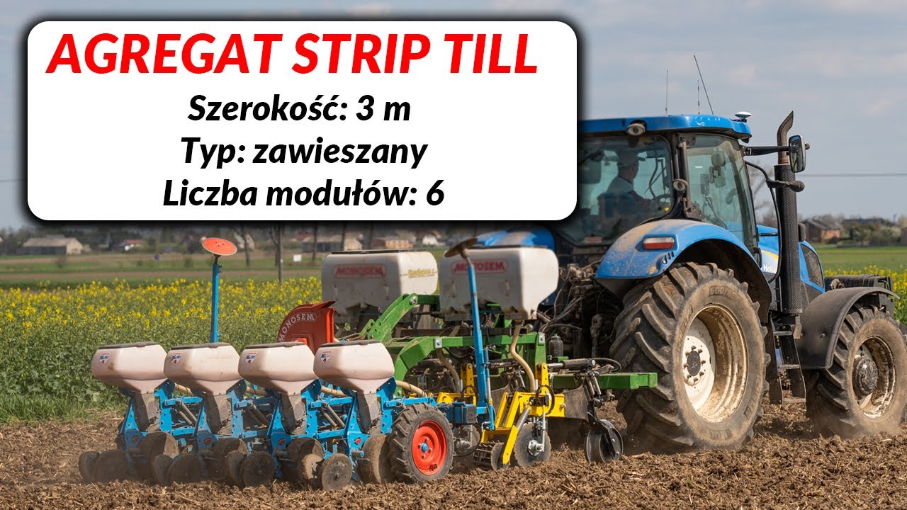Agregat Strip Till - Uprawa Pasowa - 3 m - ATMP