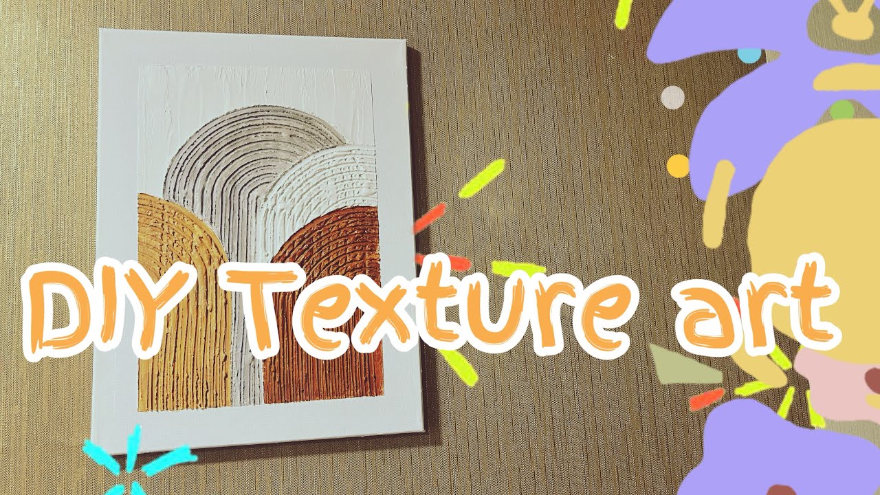 Texture art trial |DIY|Malayalam
