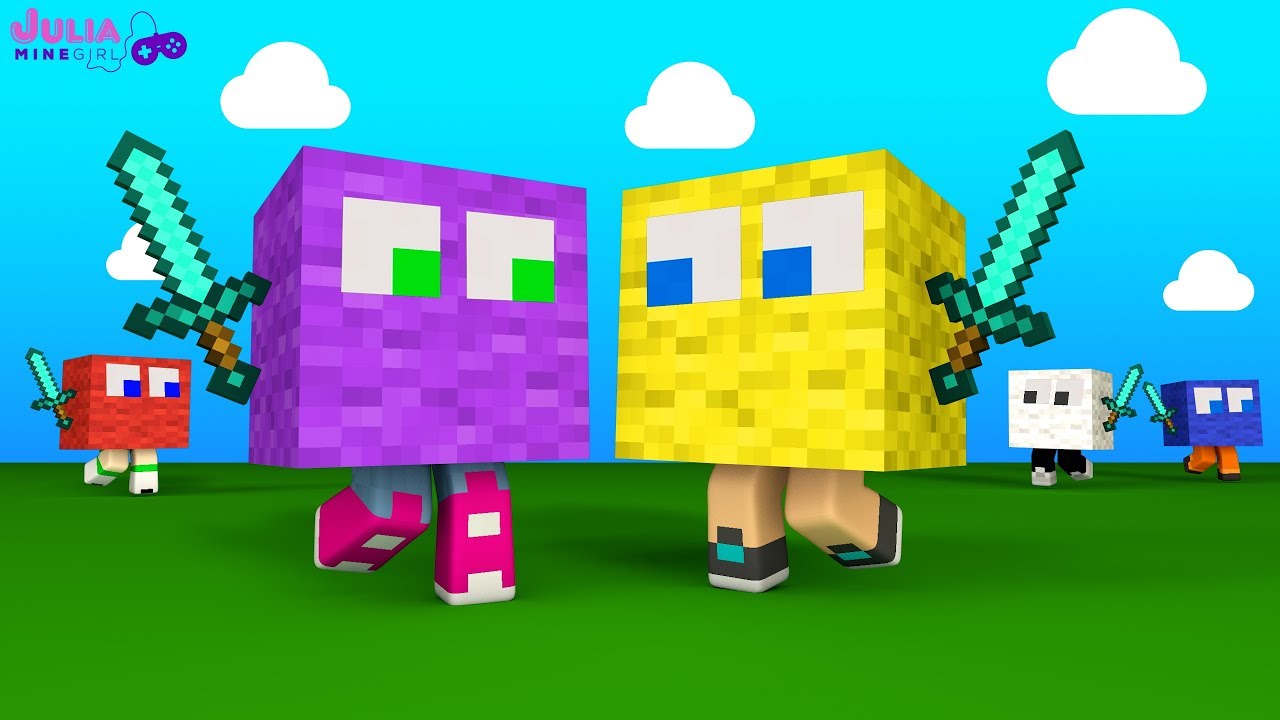 A REVOLTA DOS BLOCOS (Minecraft Minigames)