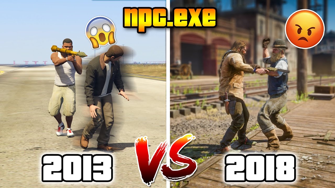 NPC.exe - IS GTA 5 BETTER THAN RDR 2? (GTA 5 VS RDR 2 FACE OFF)