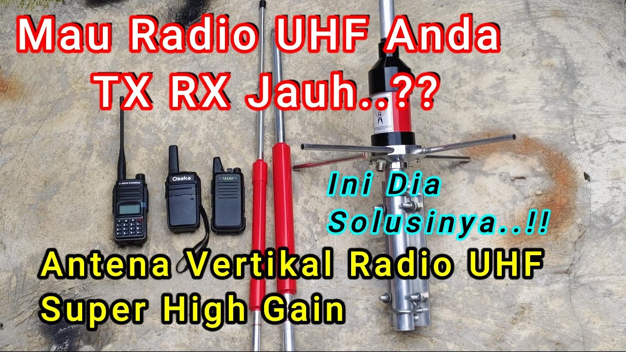 Antena Radio Komunikasi UHF G7 Jarak Jauh