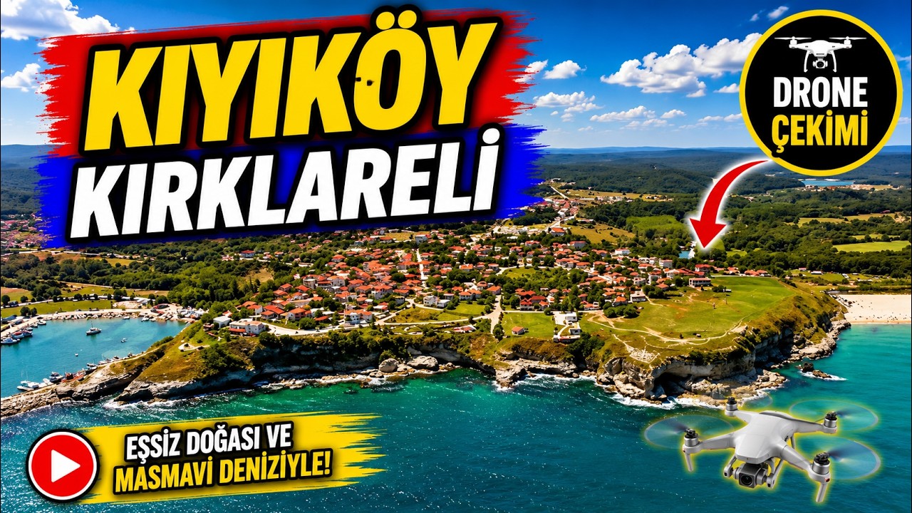 KIYIKÖY/KIRKLARELİ DRONE ÇEKİMİ (DJİ MAVİC AİR)