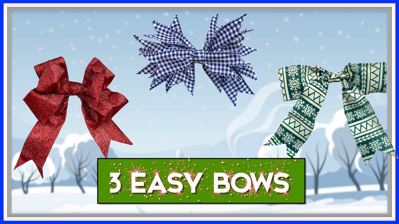 How to Make 3 Different Kinds of Bows | The Sewing Room Channel