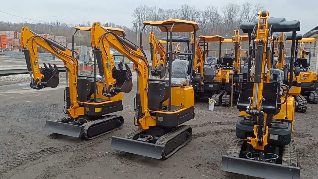 Mini bagry řady BG900 o hmotnosti 940Kg | Ukázka, rady, tipy, nastavení | Baugarden