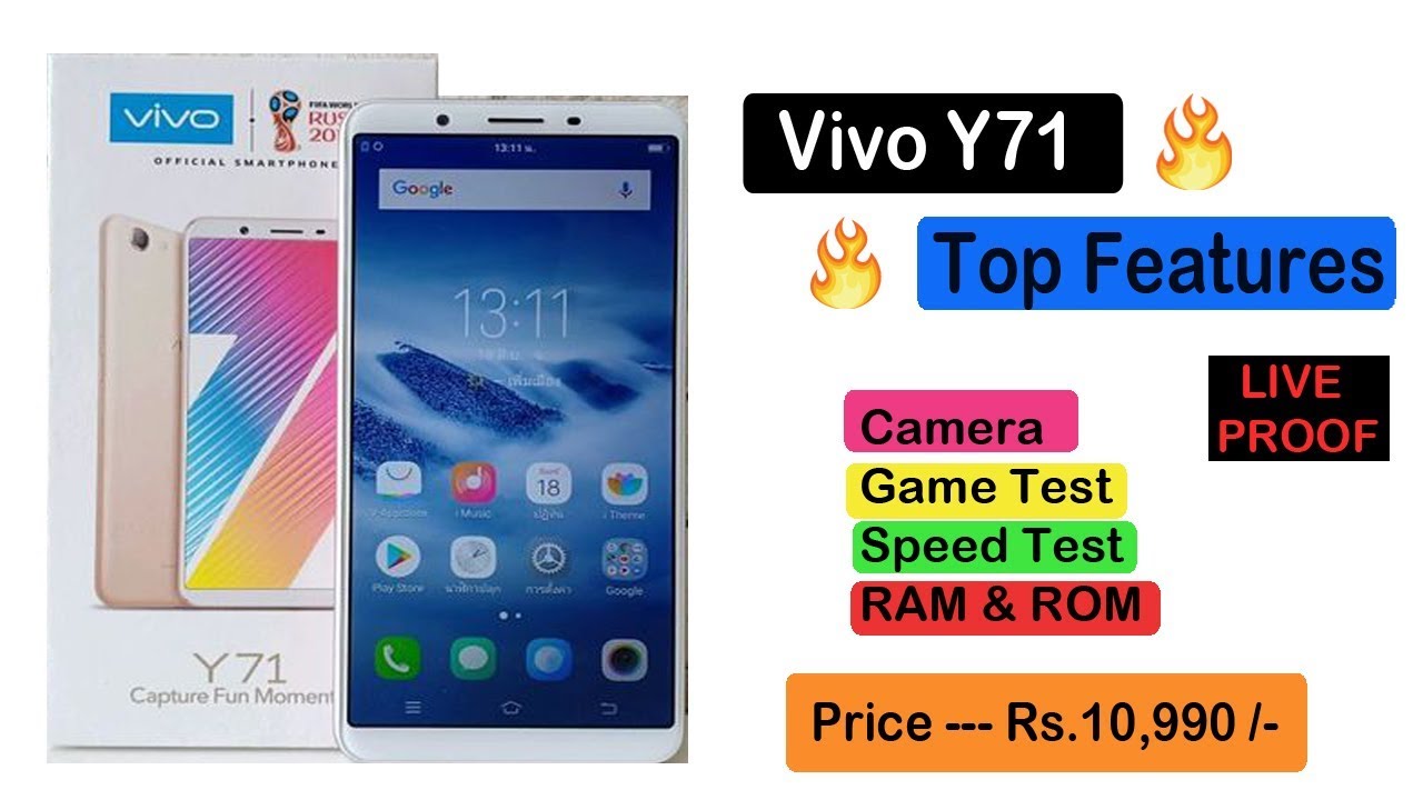 ViVo Y71 Smartphone Unboxing | Features , Price And Review | Pubg Test | By Being Technical