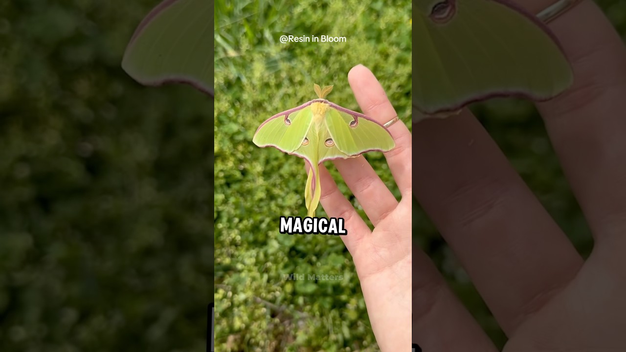 Luna Moth: The Most MAGICAL Moth Ever! ✨