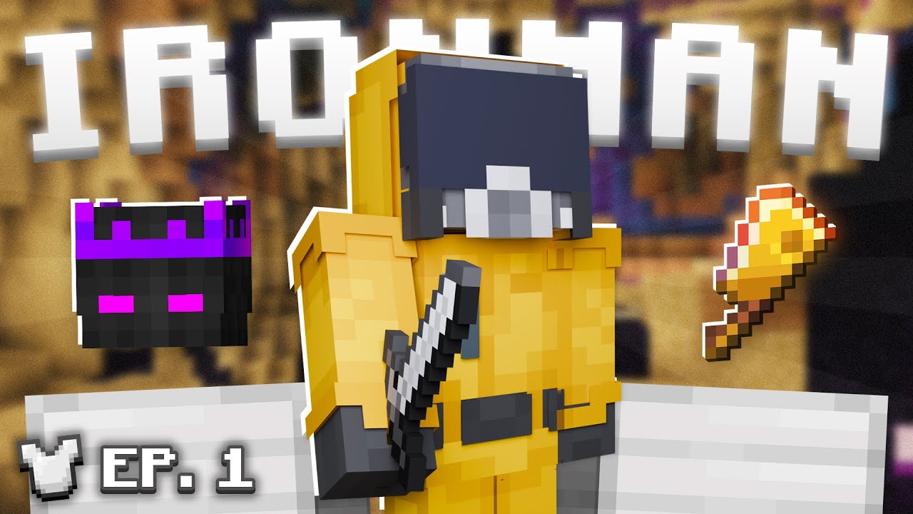 I tried playing IRONMAN in Hypixel Skyblock... | Episode 1