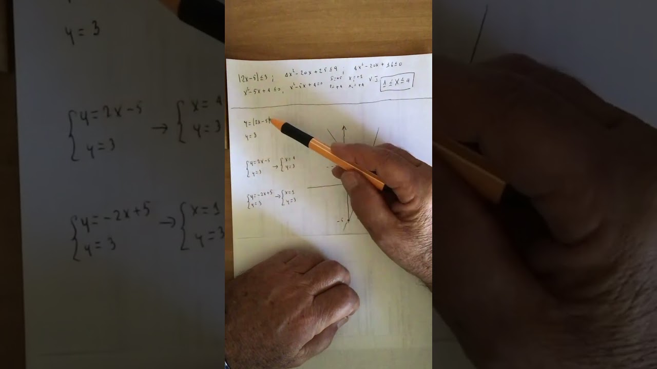 Disequazione con modulo (valore assoluto) - prof. Filippo Barbata