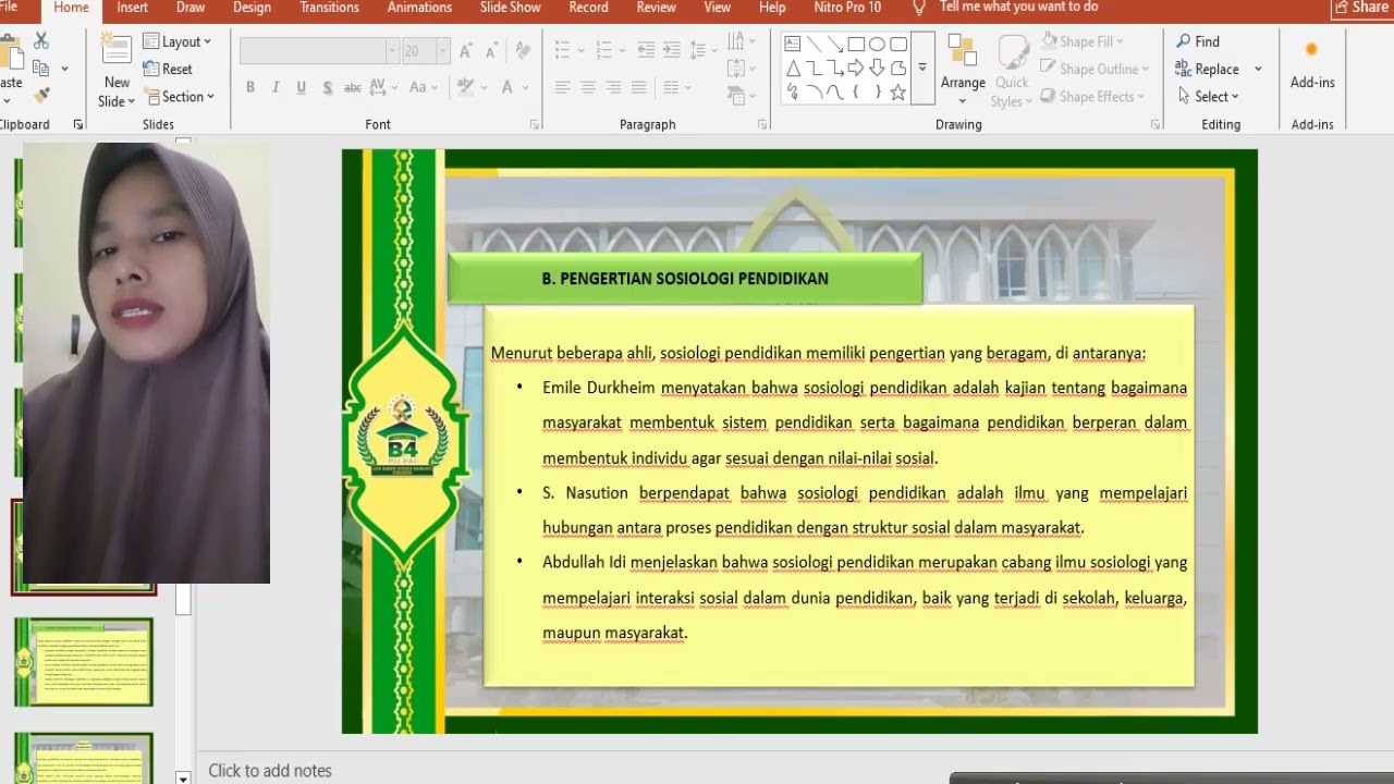 Presentasi Tugas Makalah Kelompok 2, MK. Sosiologi Pendidikan