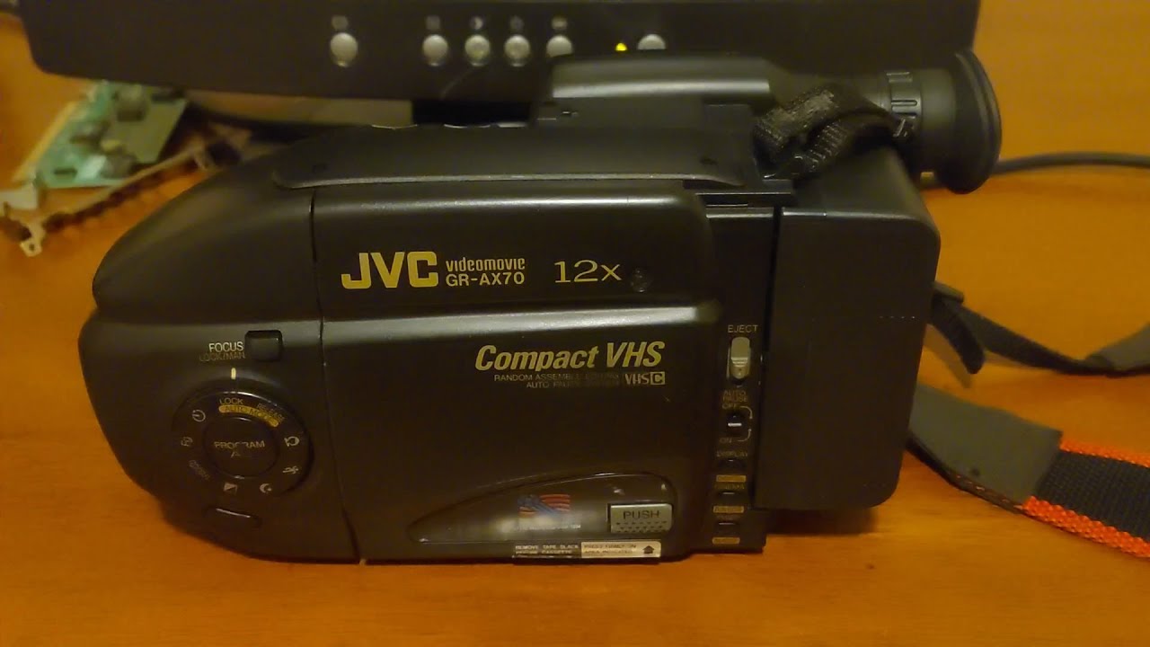 A Camcorder That Takes VHS-C Tapes - JVC VideoMovie GR-AX70
