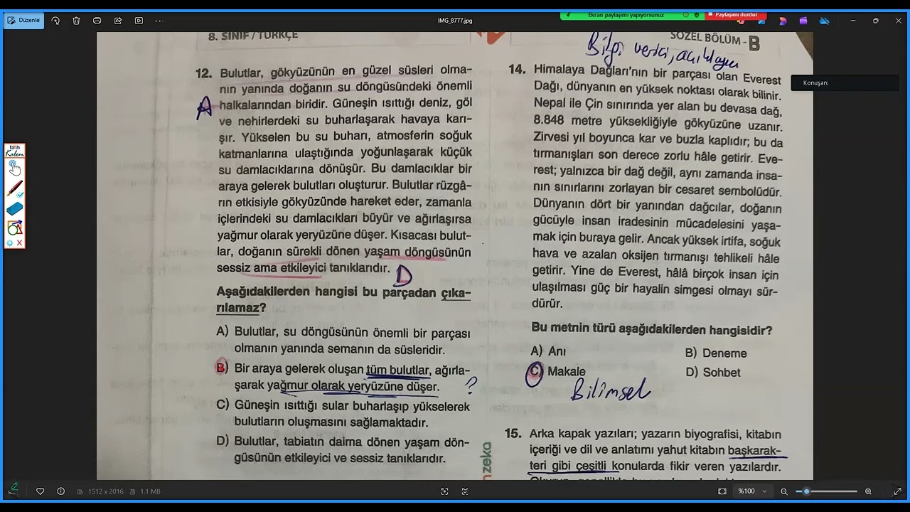 İZ ÇÖZÜM