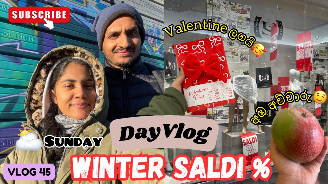 Day Vlog💕|අච්චාරු කනවද?🌝|Cooking time🥘|Winter Sales%❄️|VLOG45| #viral #dayvlog @isuruandirangi 