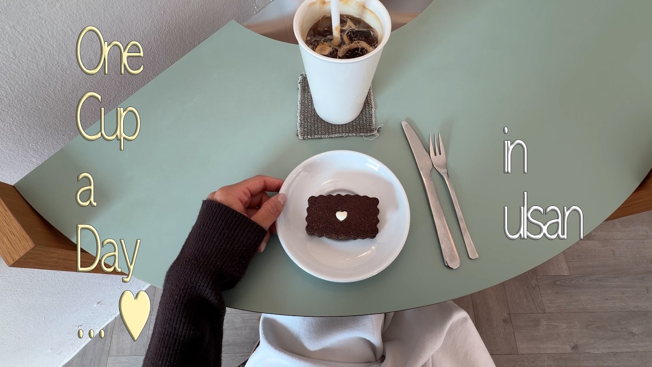 Vlog • 울산 카페 3곳 추천 ☕️ / 혼카페 만렙 🪑𓐄 🛋 ✉️˚ ༘
