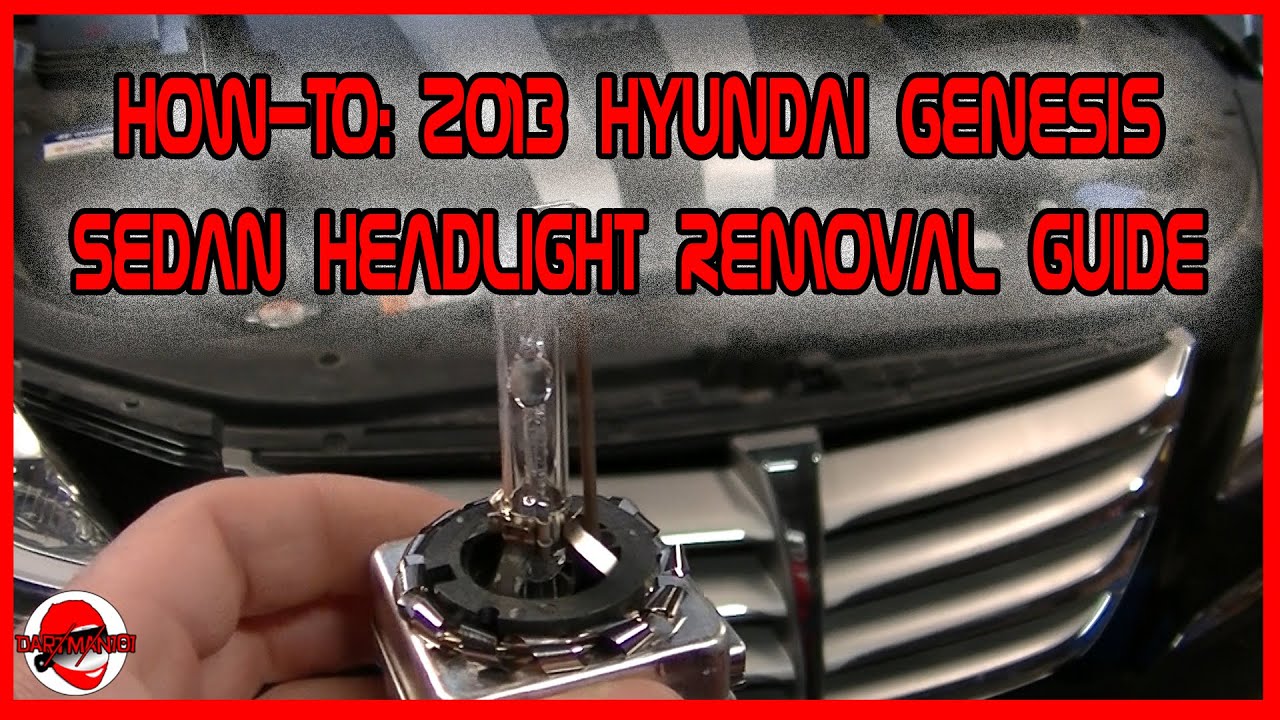 How-To: 2013 Hyundai Genesis Sedan Headlight Bulb Removal Guide