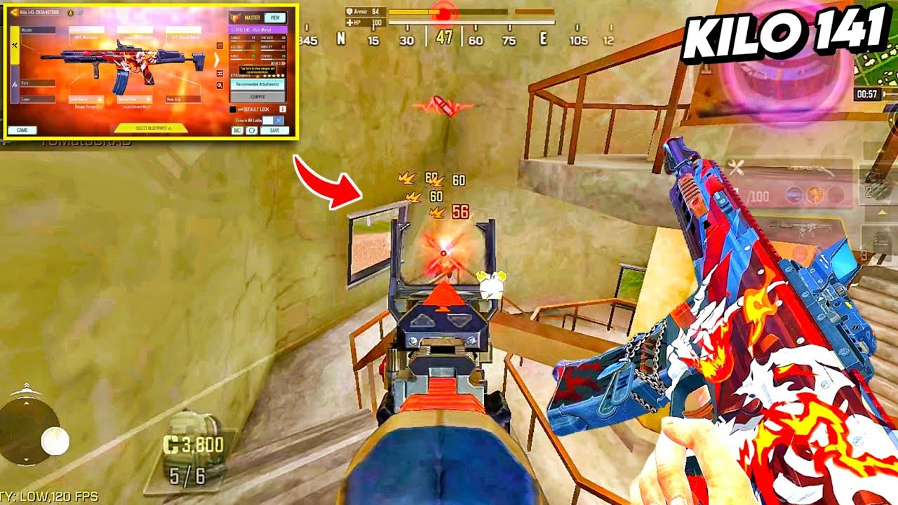 NO RECOIL + HIGH DAMAGE | BEST KILO 141 GUNSMITH CODM BR | KILO 141 GUNSMITH CODM BR