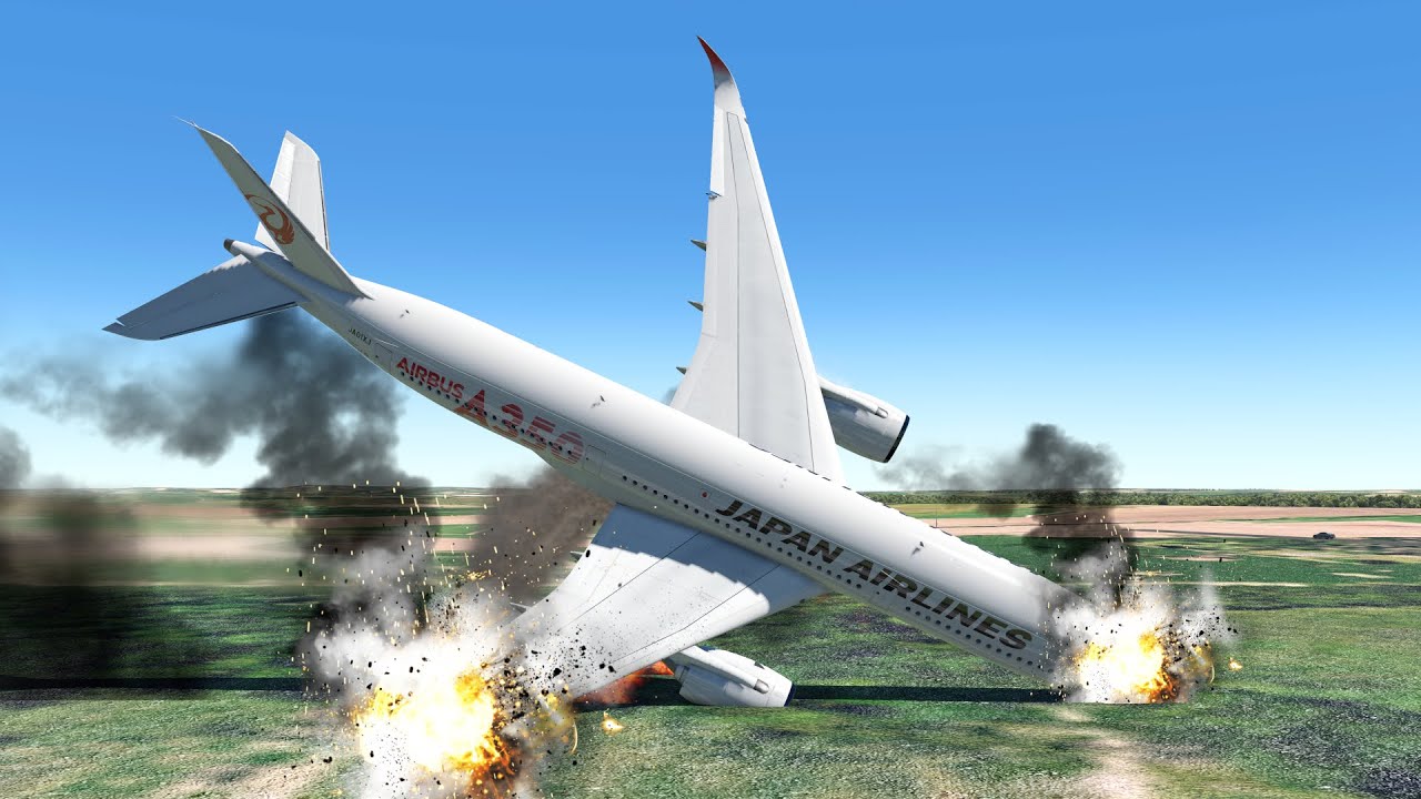 🔴LIVE AIRBUS A350 EMERGENCY CRASHED | Live Plane Spotting X-PLANE 11
