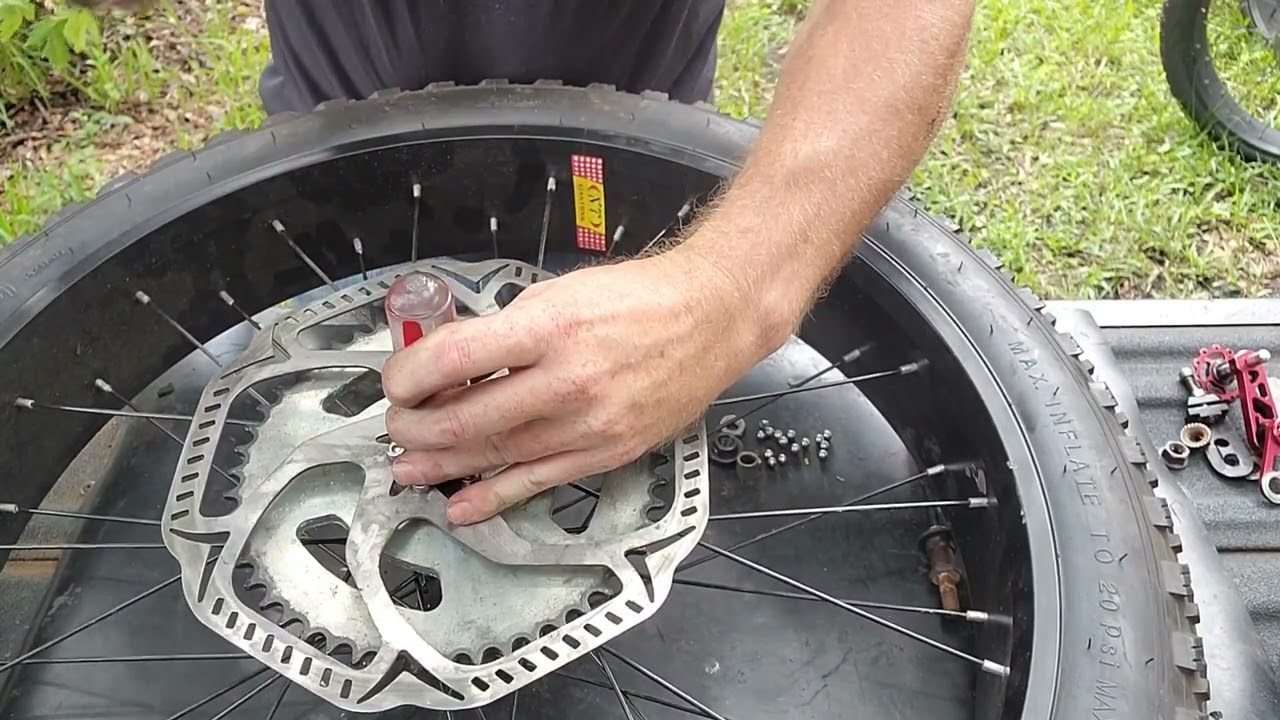 Phatmoto All-Terrain Rear wheel hub upgrades.  Bearings and sprocket bolts