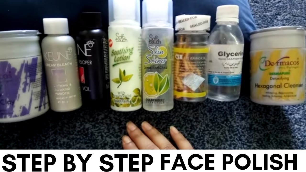 Step By Step Whitening Face Polish || skin polish step by step || Natasha waqas