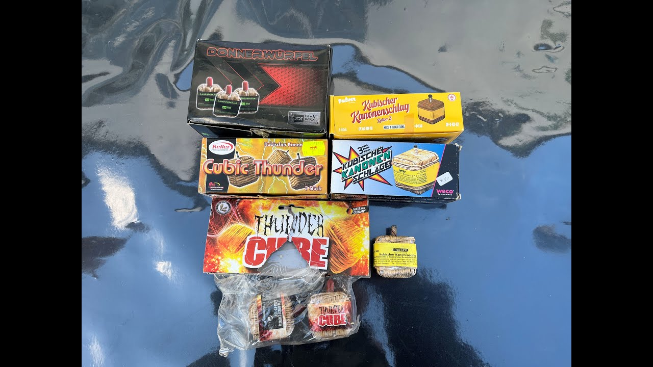 Kubischer Kanonenschlag Vergleich Keller / BlackBoxx / Helios / Pulver / Lesli / Weco