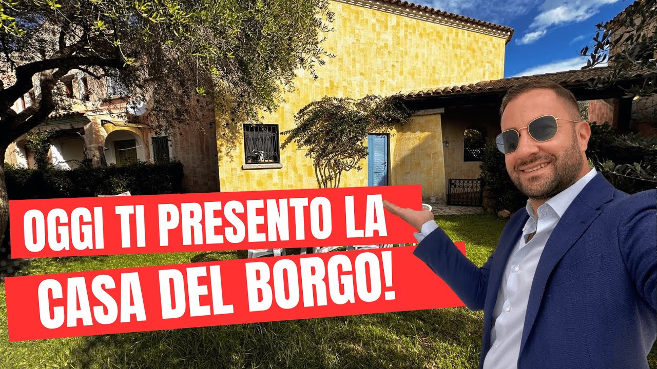 Oggi ti presento la casa del Borgo! Casa in vendita a Porto San Paolo, Sardegna!