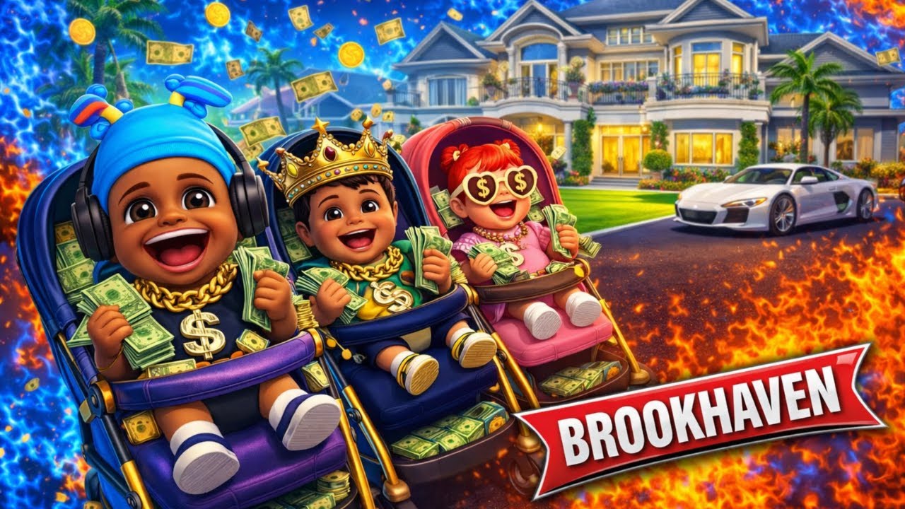 We Became the Richest Babies in  Brookhaven |  South African Brookhaven RP