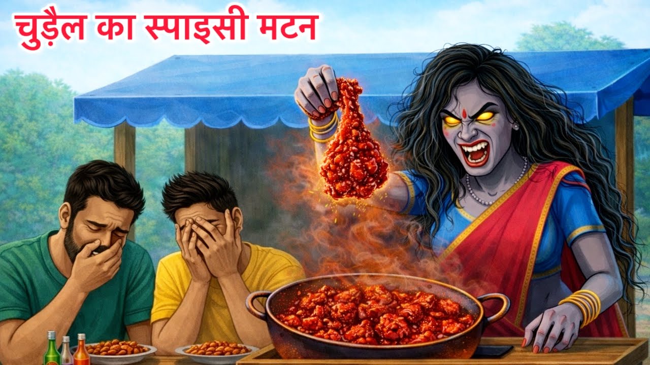 चूड़ैल का स्पाइसी मटन | गांव वाले डर से कांप उठे! | hindi kahani | moral stories 