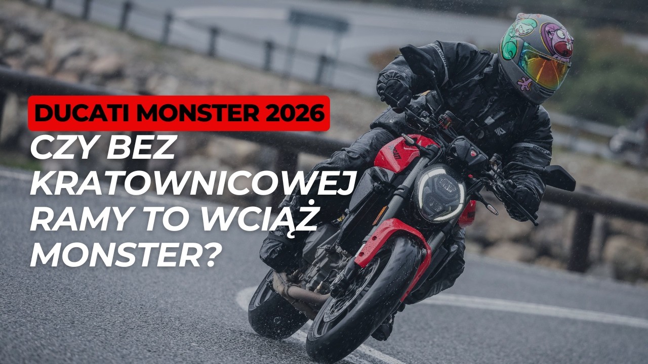 Czy 111 KM to moc wystarczająca w nakedzie? | Ducati Monster 2026