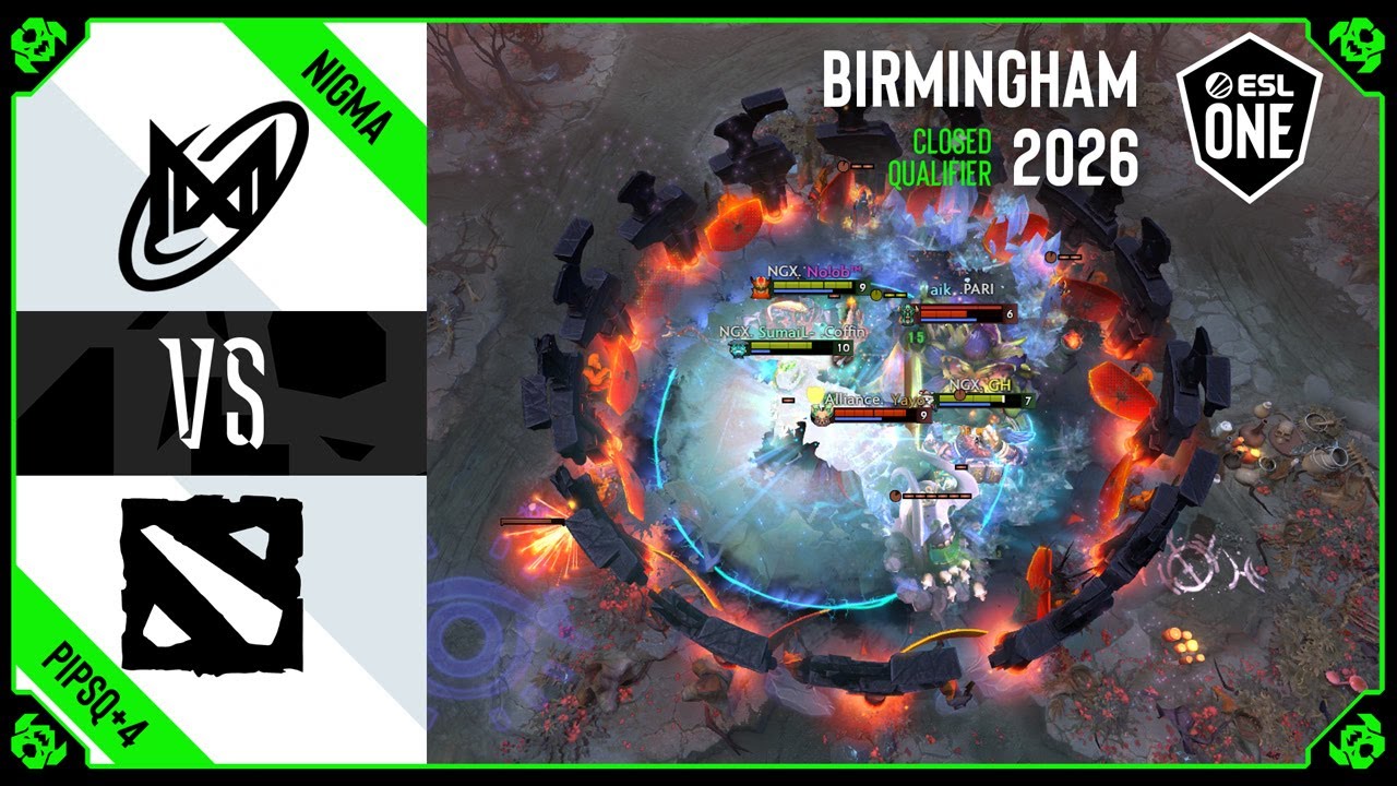 PIPSQUEAK+4 vs NIGMA GALAXY – HIGHLIGHTS - ESL One Birmingham 2026 CQ WEU