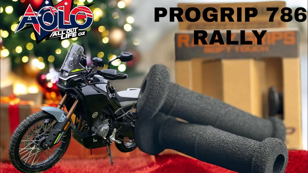 Installing PROGRIP 786 RALLY grips on CF MOTO 450 MT