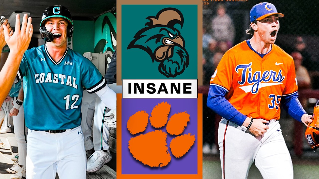 #15 Coastal Carolina vs Clemson (BACK & FORTH!) 2026 College Baseball Highlights