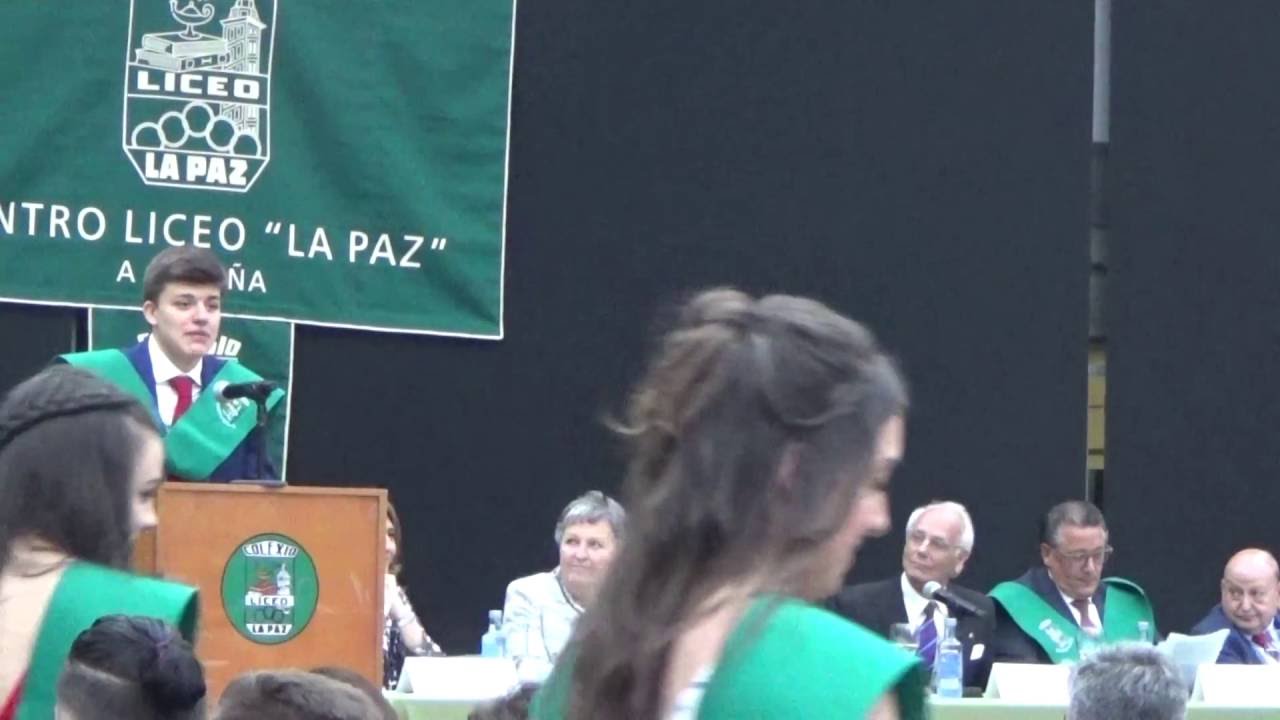 Discurso graduación 15-16 Liceo la Paz 2 Bachillerato LEZCANO OUT