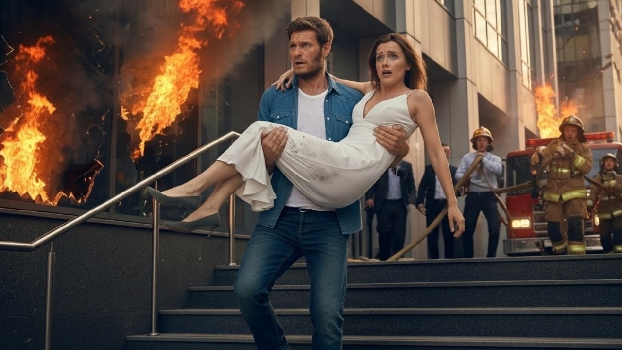 Single Dad Rescues CEO in Fire — His Hidden Equations Shocked Silicon Valley