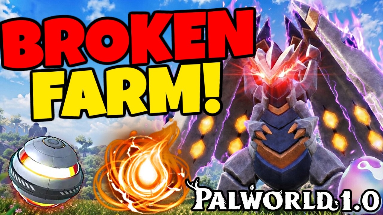 The BEST Way To Farm Giant Pal Souls & Thermal Cores in Palworld 1.0!
