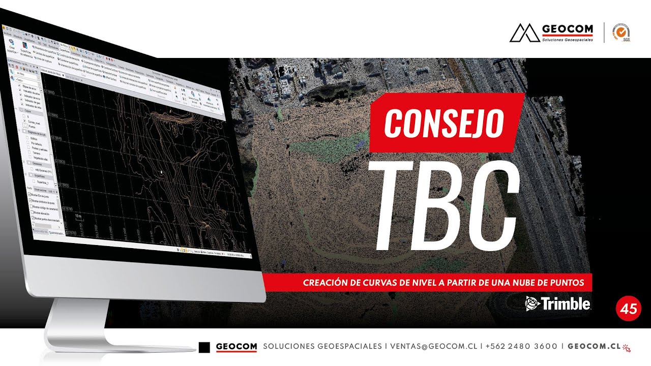 Consejo TBC N°45 |  Creación de curvas de nivel a partir de una nube de puntos