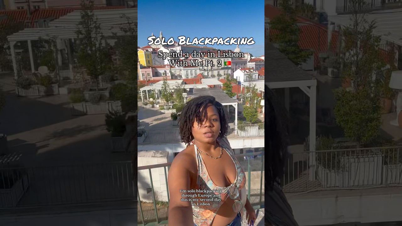 #lisbon #portugal #solotravel #blacktravel #backpacking #blackgirltravel #europetravel