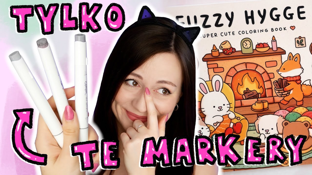 3 MARKER CHALLENGE w KOLOROWANCE! LOSOWE MARKERY