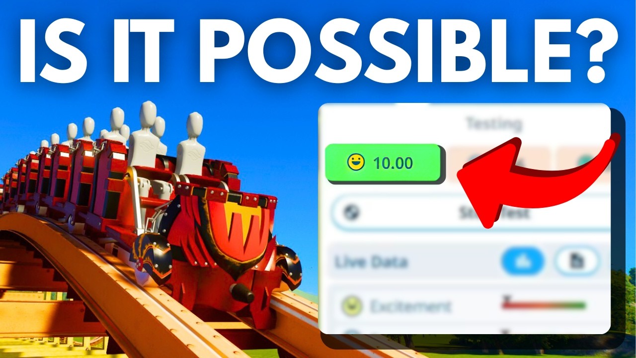 Is a 10 Excitement Rating Possible in Planet Coaster 2?