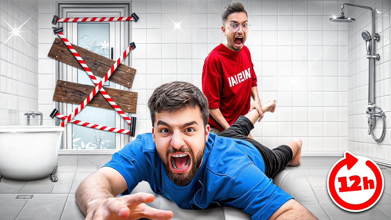 12 ساعت توی حموم زندگی کردیم 😨😂