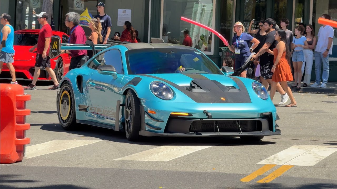 Porsches on Main in Pleasanton!