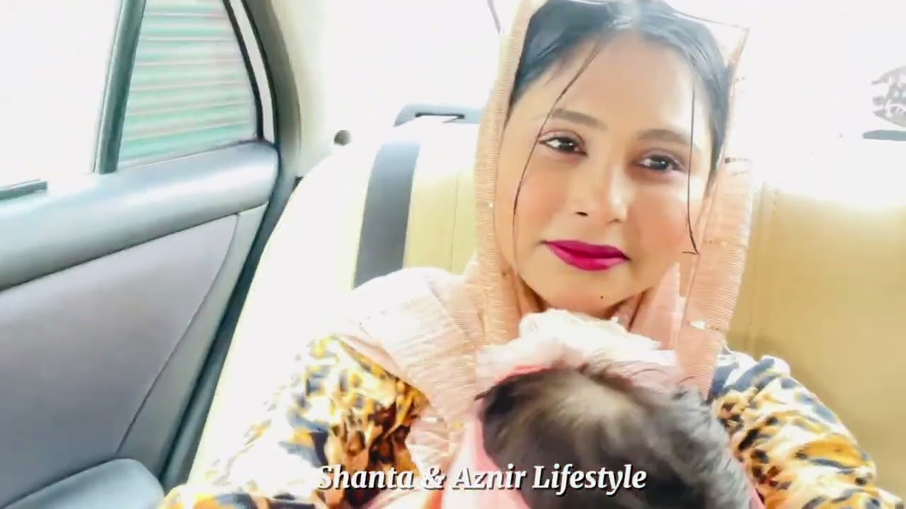 আজনিরের টিকার দিন! ইনজেকশনের ভয়ে কান্না আর শেষমেশ বাবার সাথে ড্রাইভিং || Shanta & Aznir Lifestyle