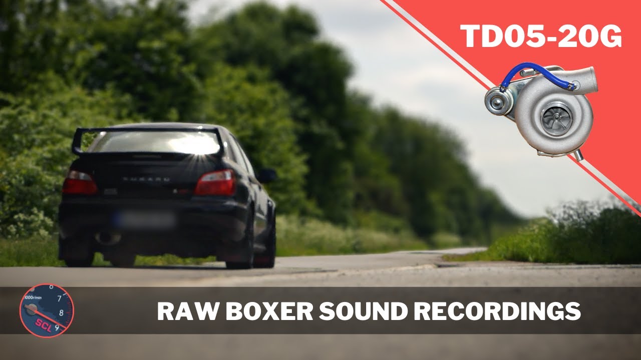375hp Subaru STi, Raw Boxer Sound (Forest Reverb), Acceleration + Small Drifts :: TD05-20G @ 1.6 bar