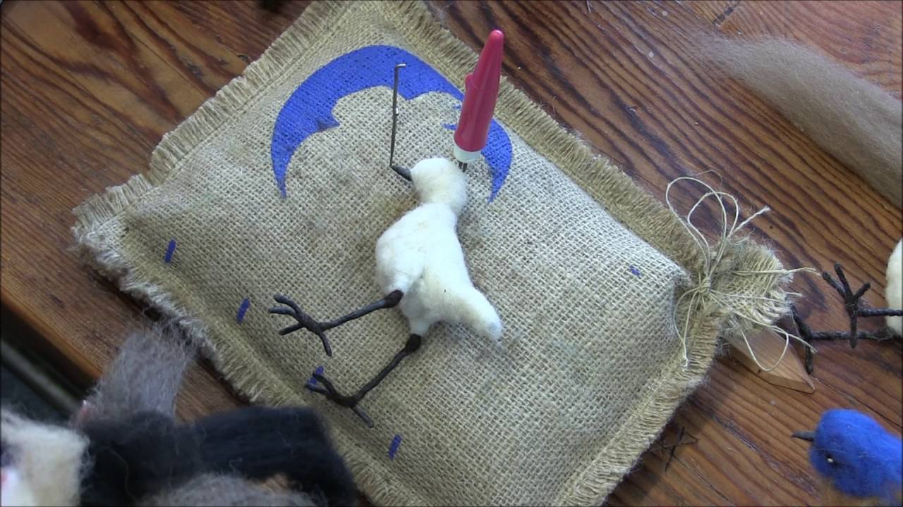 How to Needle Felt Song Birds: Part 2 by Sarafina Fiber Art