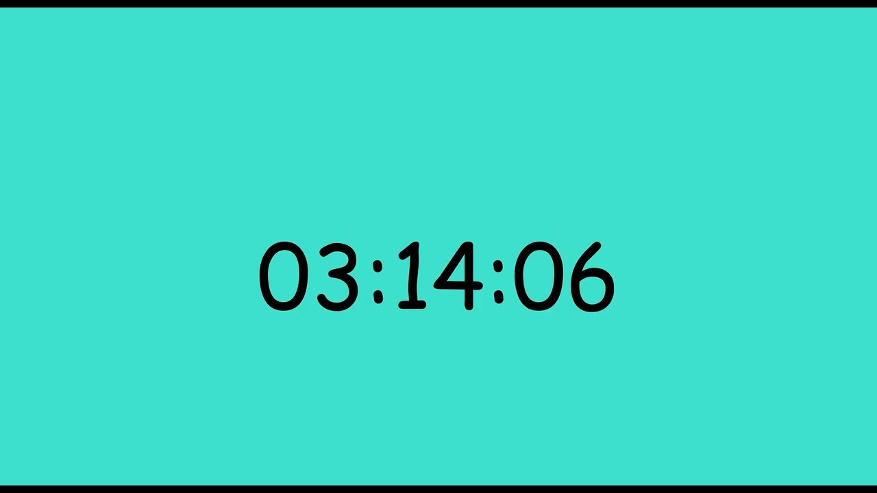 Timer 3 Hours 15 Minutes - 195 Minutes (Silent / Quiet)