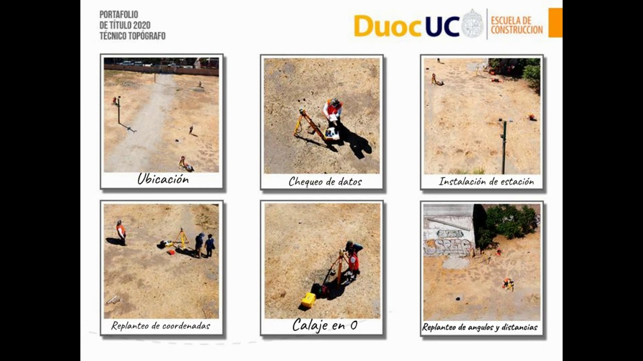 Portafolio de título de la carrera técnico topógrafo Duoc Uc 18 12 2020