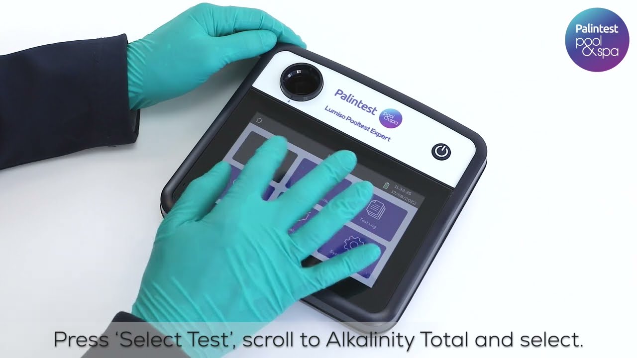 How to perform a total alkalinity test with your Lumiso Pooltest Expert photometer