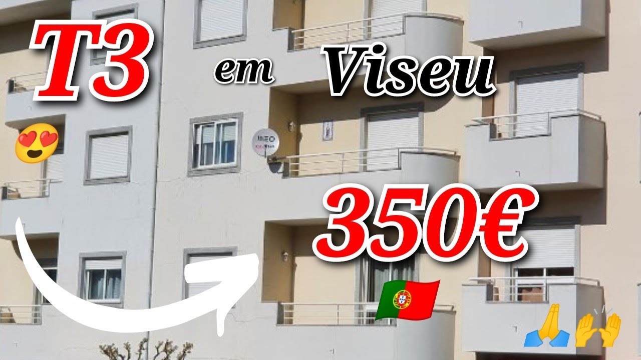 T3 em Viseu por 350€ - Cidade Mangualde em Portugal 🇵🇹
